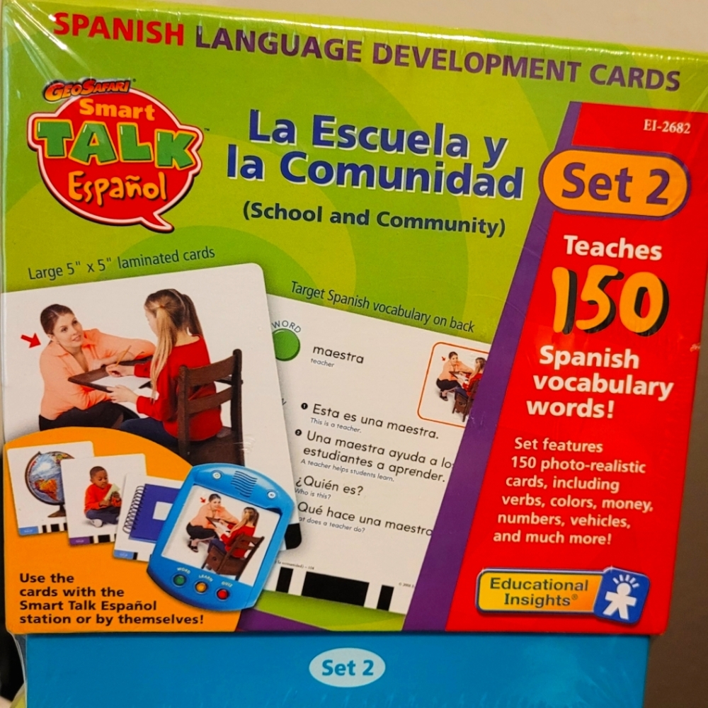 Educational Insights Smart Talk Espanol 150 Cards Set